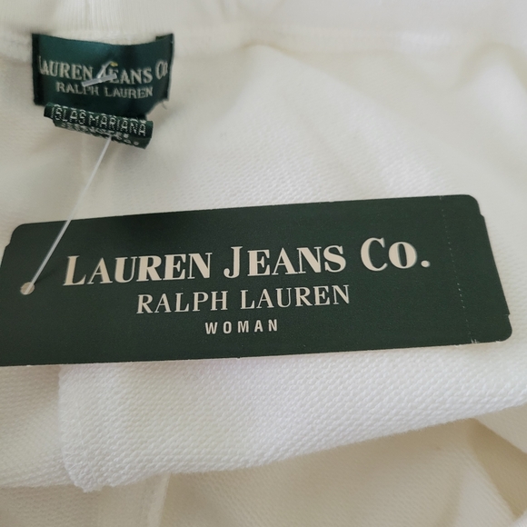 Lauren Jeans Co 3X White 100% Cotton Shorts NWT - Picture 3 of 11
